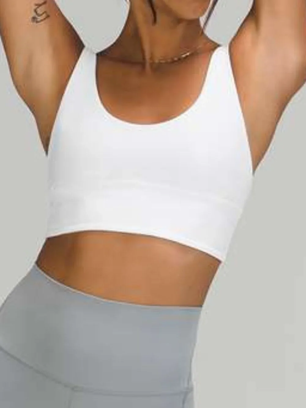 Lululemon Align Reversible Bra *Light Support, A/B Cup White / Wee Are Space 6